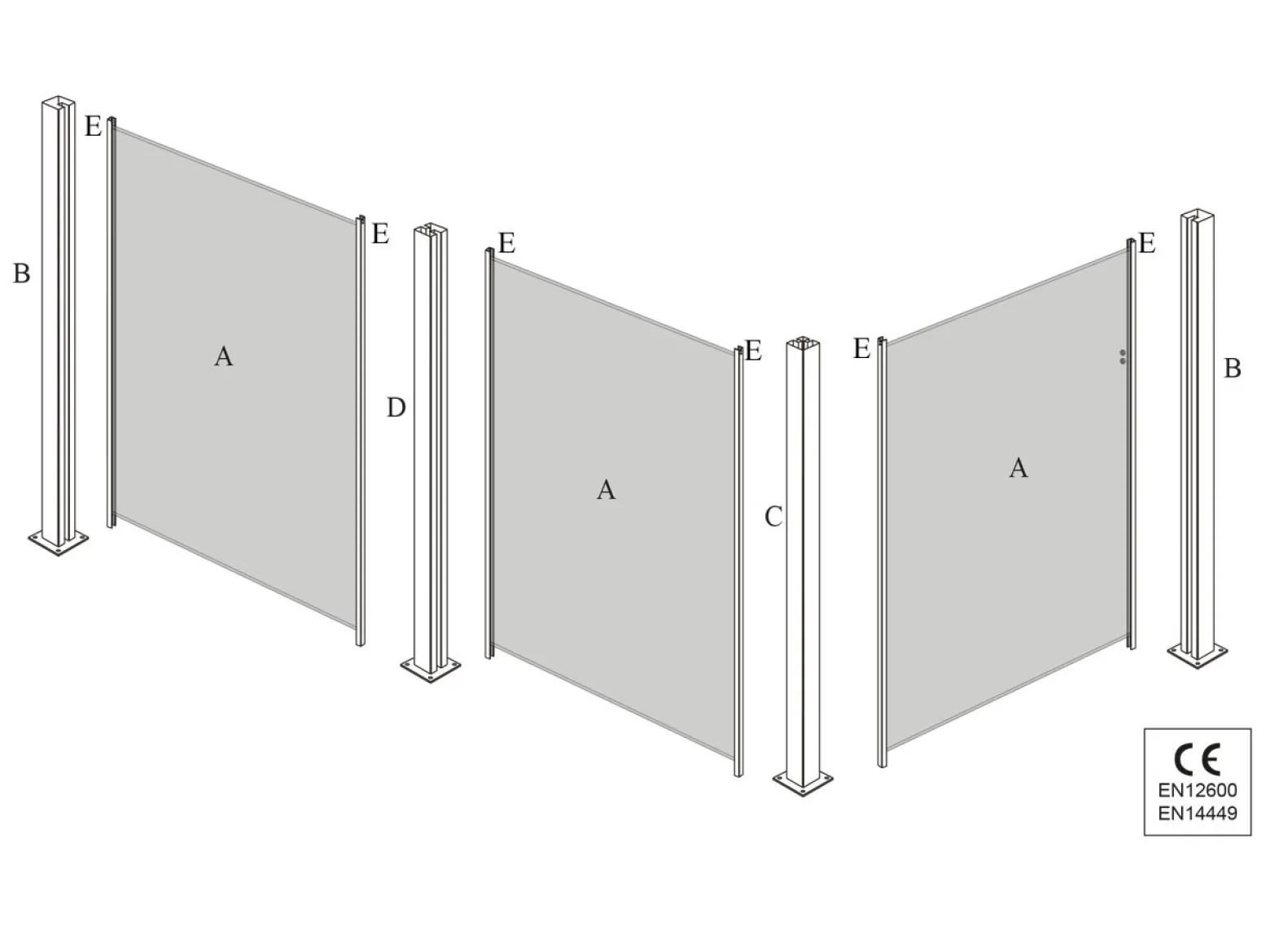 Aluminum - Glass