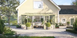 Green Room Lean To Elegant drivhus