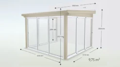 Hagestue Pulttak Basic Glass