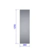 Sideglas Gothic 83 cm mur