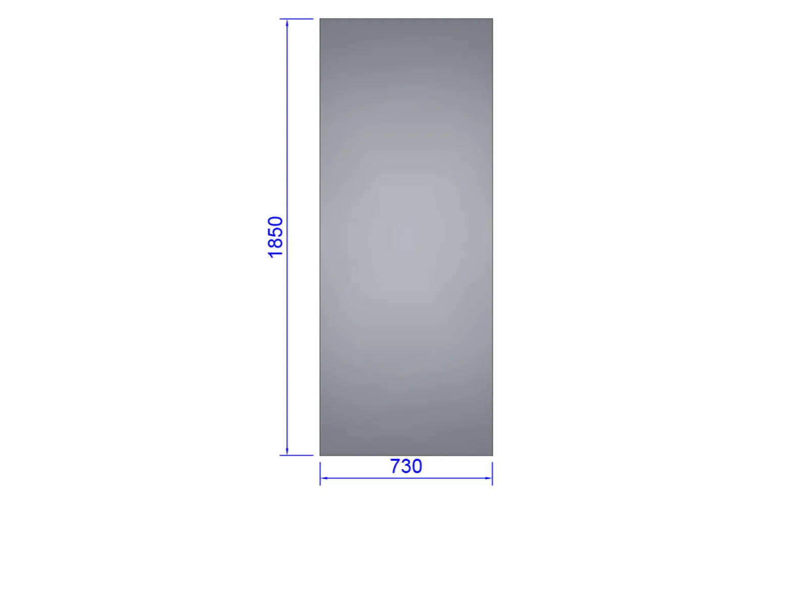 Sideglass, herdet 4 mm Euro-Serre