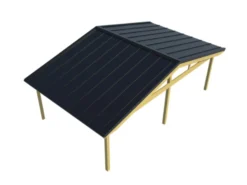 Stålplatetak båndtekket