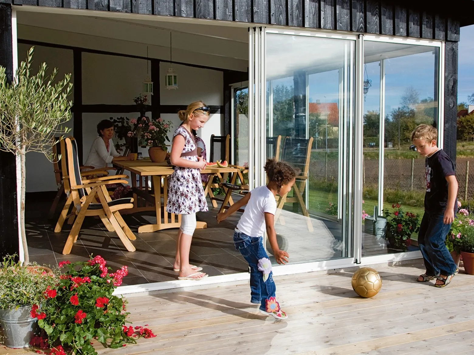 WG 25 Skyvevinduparti 4-delt
