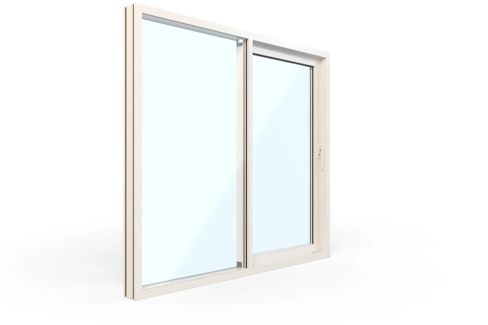 WG 100 Slimline – 2-delt Fasadeparti