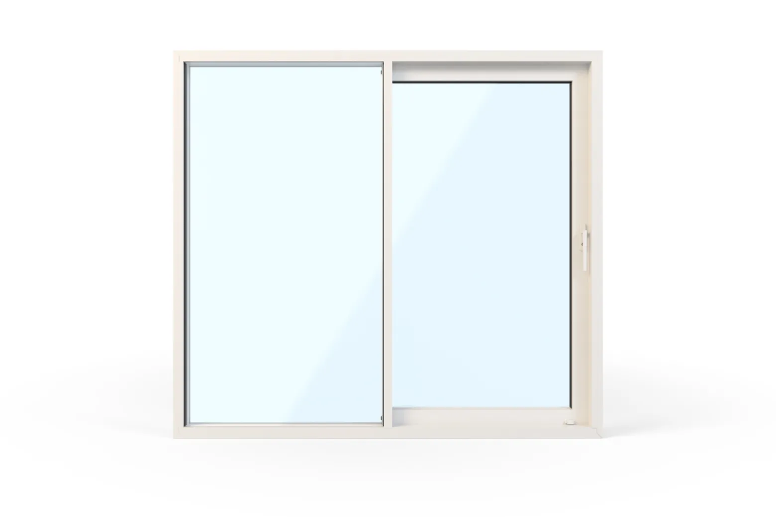 WG 100 Slimline – 2-delt Fasadeparti