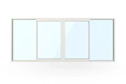 WG 100 Slimline – 4-delt Fasadeparti
