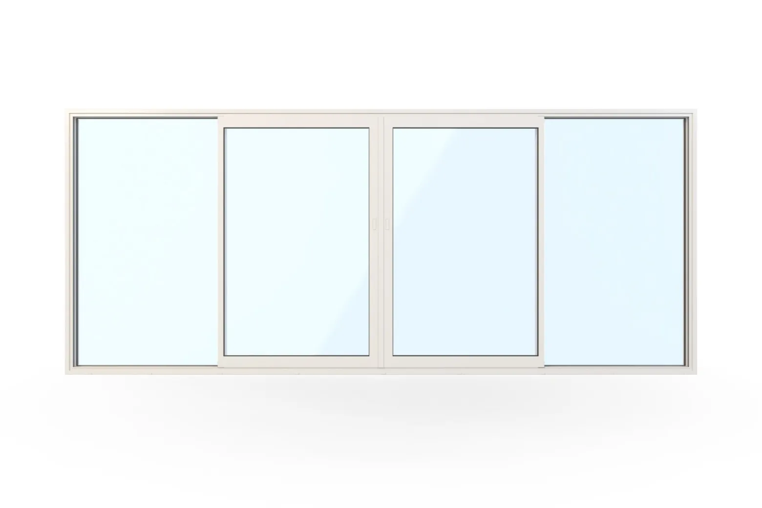 WG 100 Slimline – 4-delt Fasadeparti